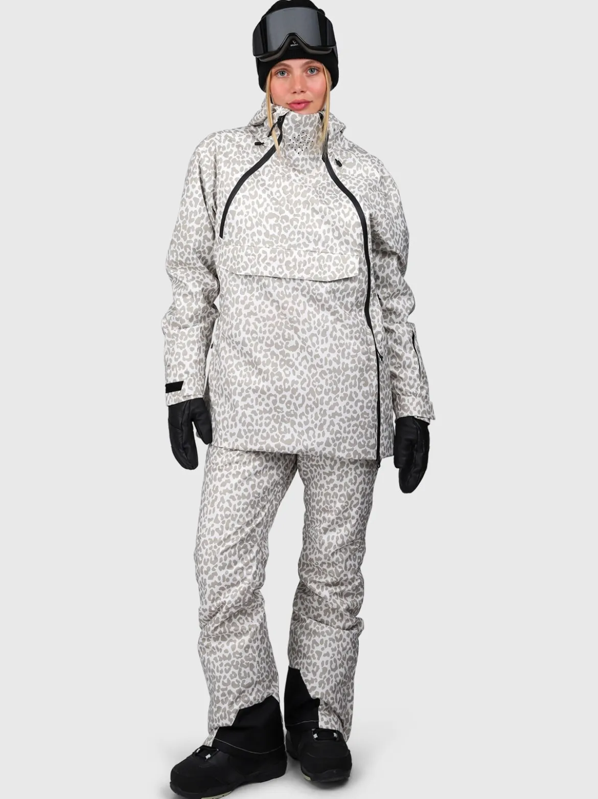 Whitewater-Print Women Snow Pants | Leopard Snow