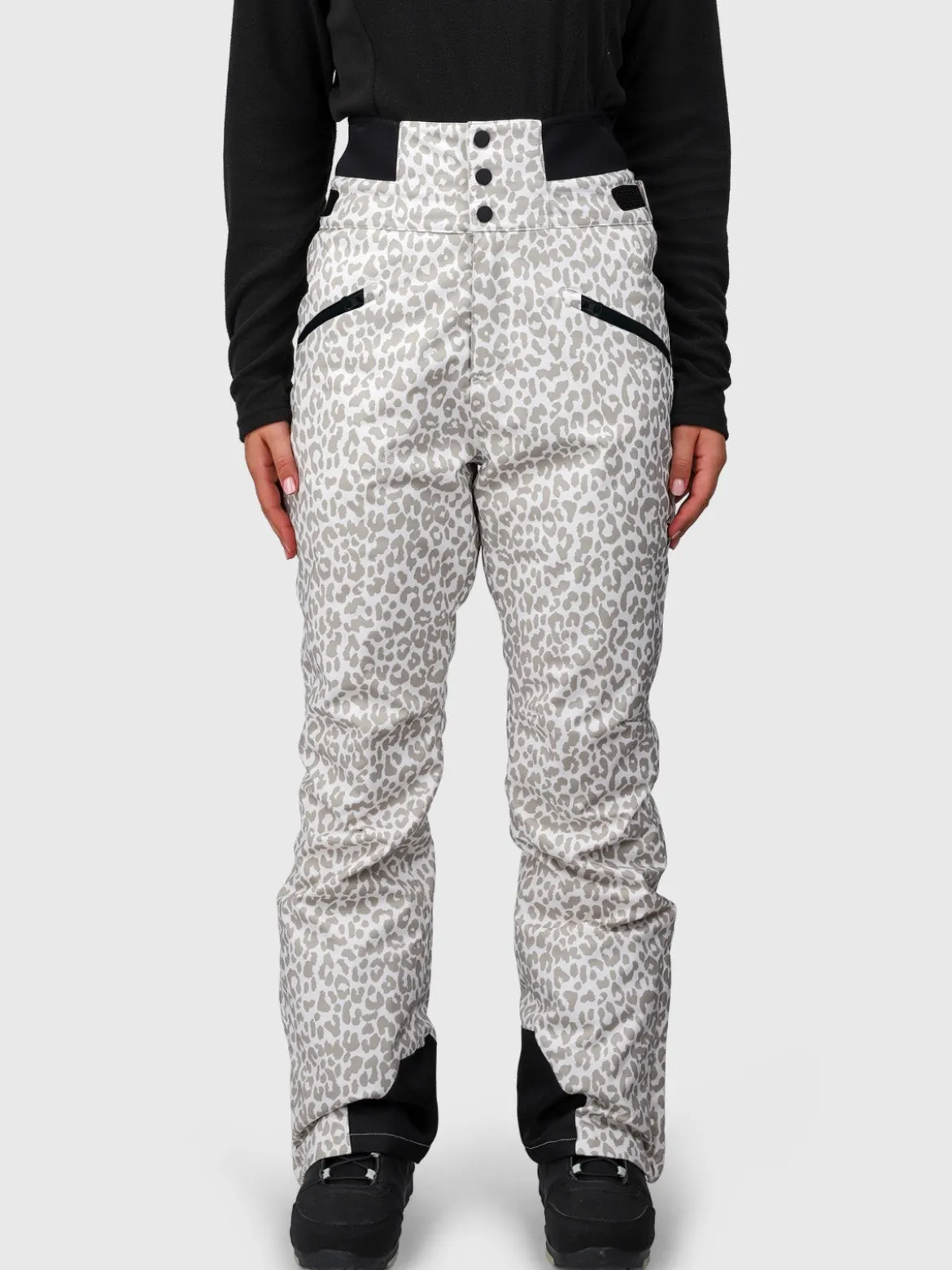 Whitewater-Print Women Snow Pants | Leopard Snow