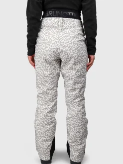 Whitewater-Print Women Snow Pants | Leopard Snow