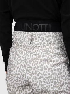 Whitewater-Print Women Snow Pants | Leopard Snow