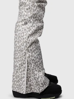 Whitewater-Print Women Snow Pants | Leopard Snow
