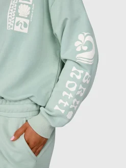 Yanouka Dames Sweater | Aqua Grey