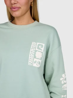 Yanouka Dames Sweater | Aqua Grey