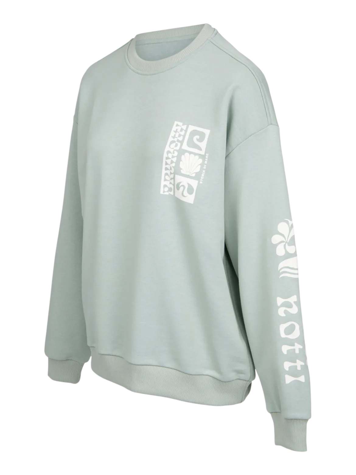 Yanouka Dames Sweater | Aqua Grey