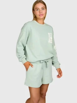 Yanouka Dames Sweater | Aqua Grey