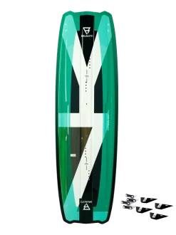 YZ-Marshall+G10Fins Uni Kiteboard | Groen