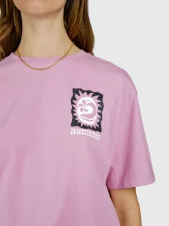 Zelday Dames T-shirt | Mauve Mist