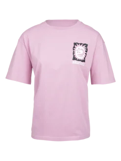Zelday Dames T-shirt | Mauve Mist