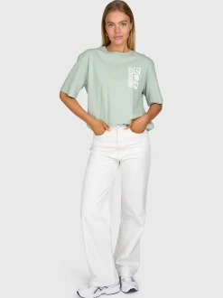 Zennanda Dames T-shirt | Aqua Grey