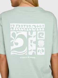 Zennanda Dames T-shirt | Aqua Grey