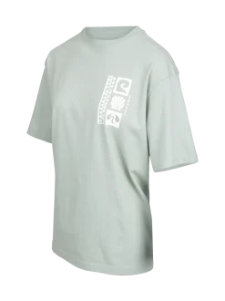 Zennanda Dames T-shirt | Aqua Grey