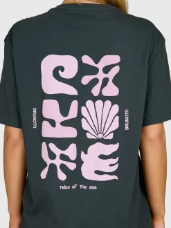 Zennanda Dames T-shirt | Pirate Black