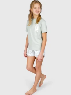 Zennandy Meisjes T-shirt | Aqua Grey